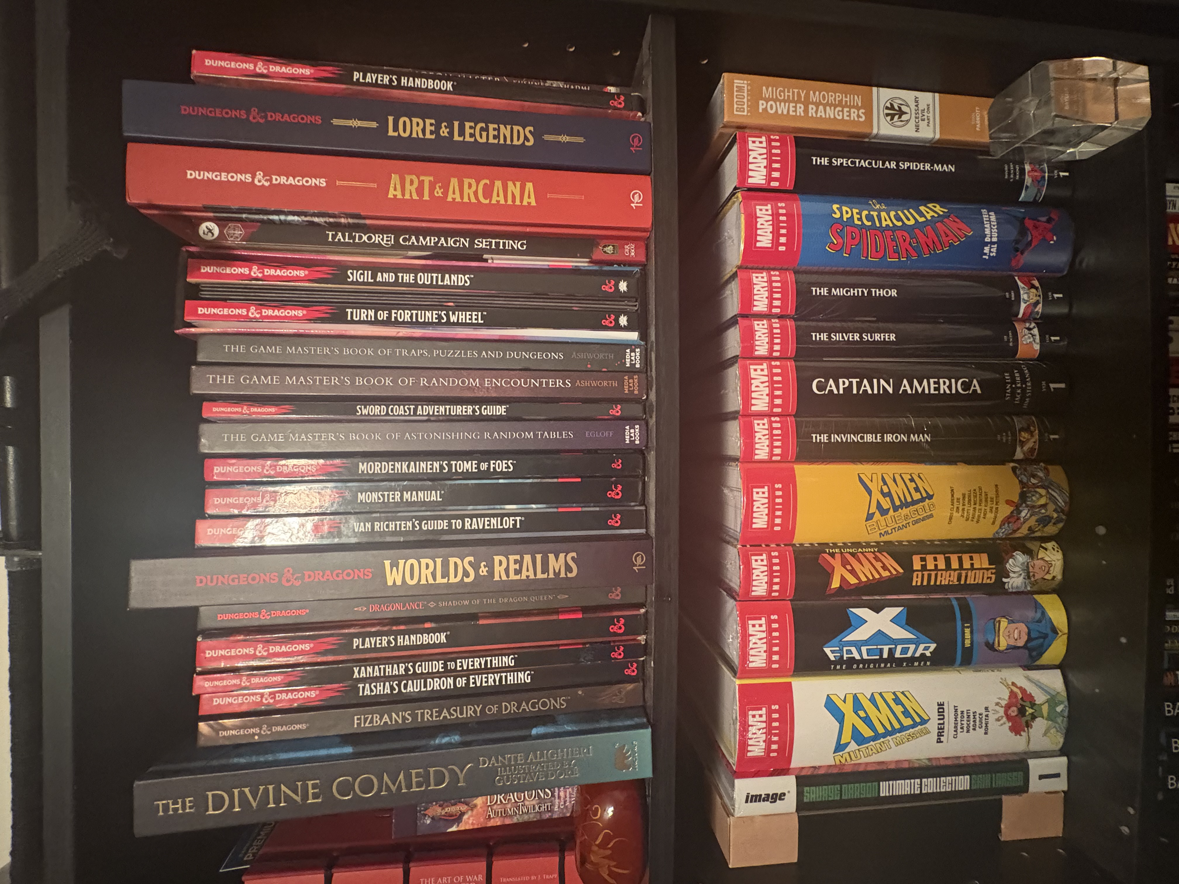 my comic book shelf